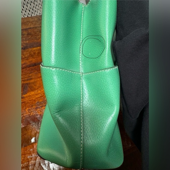 Kate Spade - Green Bag with Plaid Inside - Picture 11 of 13